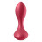 Красный вибромассажёр простаты Satisfyer Backdoor Lover - 14 см. 