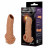 Телесная насадка с усиками и открытой головкой Nude Sleeve L - 14 см. 