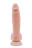 Телесный фаллоимитатор-реалистик Dual Density Dildo - 19,5 см. 