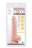 Телесный фаллоимитатор-реалистик Dual Density Dildo - 19,5 см. 