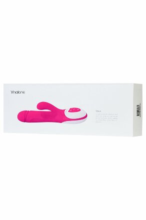 Розовый вибратор Nalone Wave - 26 см. 