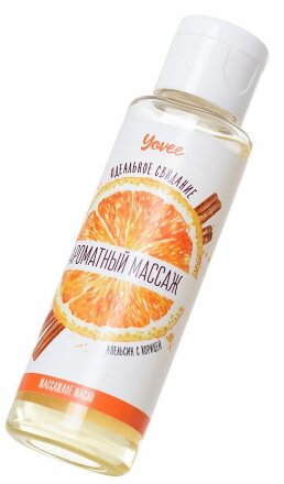 Масло для массажа «Ароматный массаж» с ароматом апельсина и корицы - 50 мл. 