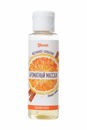 Масло для массажа «Ароматный массаж» с ароматом апельсина и корицы - 50 мл. 