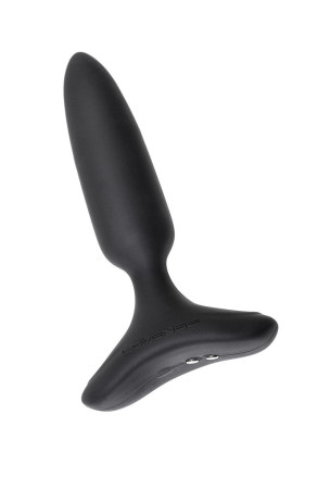 Черная анальная вибропробка HUSH 2 Size XS - 12,1 см. 