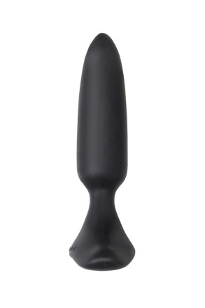 Черная анальная вибропробка HUSH 2 Size XS - 12,1 см. 