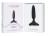 Черная анальная вибропробка HUSH 2 Size XS - 12,1 см. 