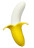 Оригинальный мини-вибратор в форме банана Mini Banana - 13 см. 