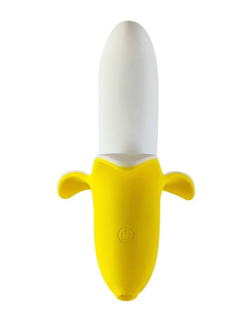 Оригинальный мини-вибратор в форме банана Mini Banana - 13 см. 
