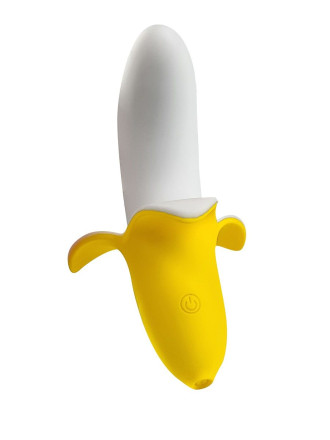 Оригинальный мини-вибратор в форме банана Mini Banana - 13 см. 