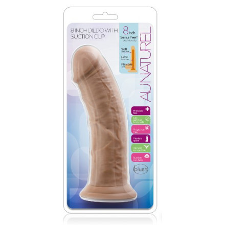 Фаллоимитатор-мулат 8 Inch Dildo with Suction Cup - 20,3 см. 