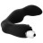 Черный вибромассажер простаты FantASStic Vibrating Prostate Massager - 11,3 см. 