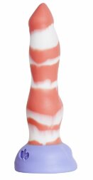 Красно-белый фаллоимитатор &quot;Лис Large&quot; - 26 см.