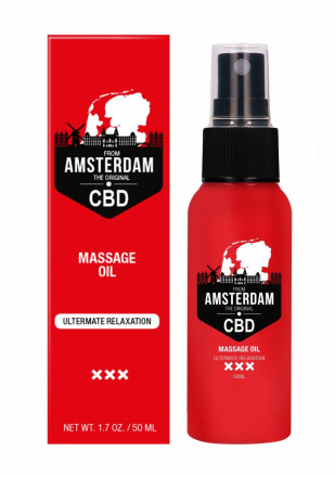 Стимулирующее массажное масло CBD from Amsterdam Massage Oil - 50 мл. 