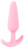 Розовая анальная втулка Mini Butt Plug - 8,4 см. 