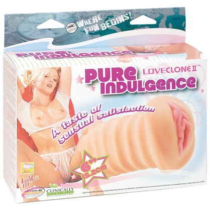 Мастурбатор-вагина с вибрацией и пультом управления PURE INDULGENCE 