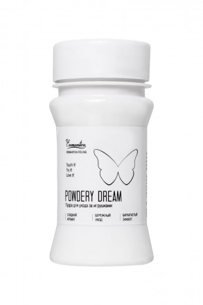 Пудра для ухода за игрушками Powdery Dream с ароматом манго и орхидеи - 40 гр. 