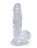 Прозрачный фаллоимитатор King Cock Clear 5&quot; Cock with Balls - 15,2 см. 