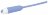 Голубой вибратор для уретры Dilator Vibe - 19 см. 
