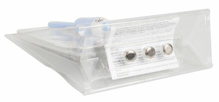 Голубой вибратор для уретры Dilator Vibe - 19 см. 