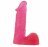 Розовый гелевый фаллоимитатор XSKIN 6 PVC DONG - 15 см. 