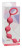 Розовая анальная цепочка Long Pleasure Chain - 35 см. 