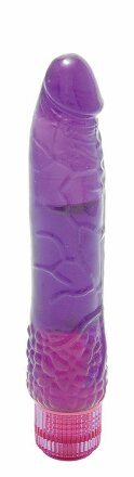 Водонепроницаемый фиолетовый вибромассажер H2O PATRIOT WATERPROOF VIBRATOR - 19 см. 