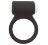 Чёрное эрекционное виброкольцо LIT-UP SILICONE STIMU RING 3 BLACK 