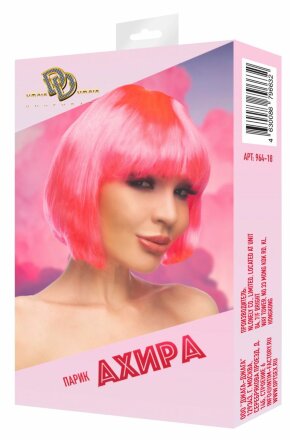 Ярко-розовый парик &quot;Ахира&quot; 