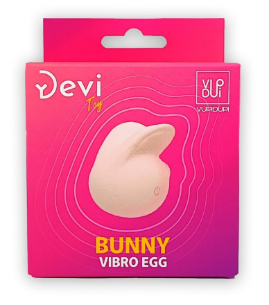 Розовое яичко-зайчик Bunny Vibro Egg 