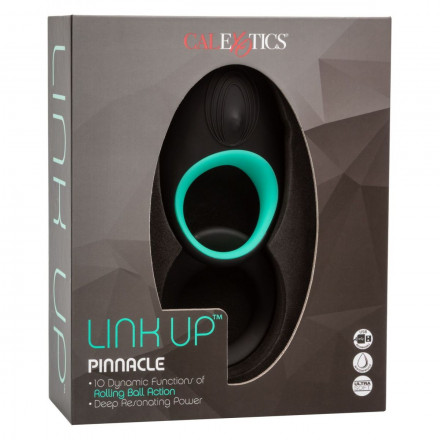 Набор из двух черных эрекционных колец Link Up Pinnacle 