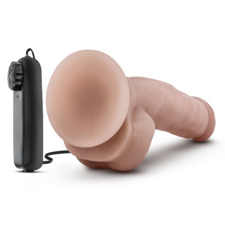 Телесный вибратор-реалистик Dr. Jay  8.75 Inch Vibrating Cock - 22,2 см. 