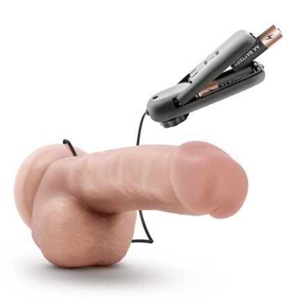 Телесный вибратор-реалистик Dr. Jay  8.75 Inch Vibrating Cock - 22,2 см. 