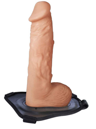 Поясной полый фаллоимитатор Lust Hollow Strap-On - 23 см. 