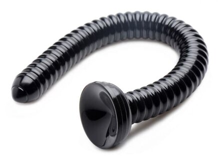 Длинный анальный стимулятор Hosed Ribbed Anal Dildo - 50,8 см. 