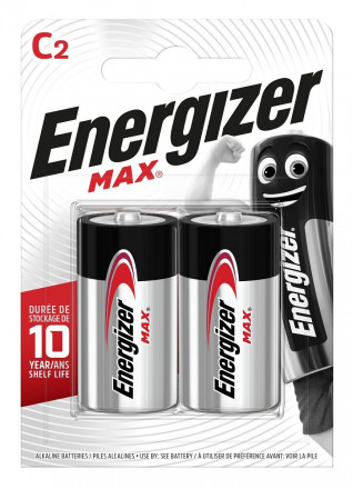 Батарейки Energizer MAX E93/C 1.5V - 2 шт. 