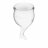 Набор прозрачных менструальных чаш Feel secure Menstrual Cup 
