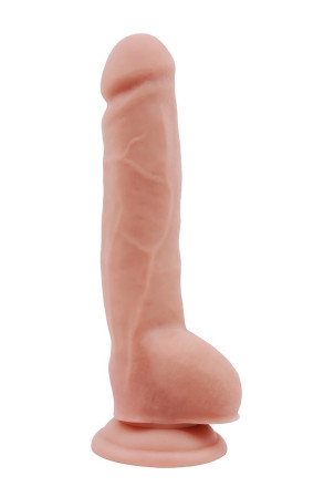 Телесный фаллоимитатор-реалистик Dual Density Dildo - 23 см. 