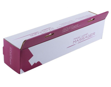 Черный жезловый вибратор Wand Vander - 33,5 см. 