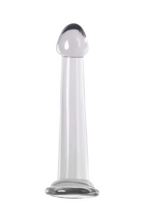 Прозрачный фаллоимитатор Jelly Dildo S - 15,5 см. 