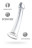 Прозрачный фаллоимитатор Jelly Dildo S - 15,5 см. 