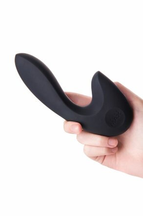Нереалистичный вибратор Sense Max с клиторальным отростком - 16 см. 