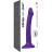 Фиолетовый фаллоимитатор-насадка Strap-On-Me Dildo Dual Density size S - 17 см. 