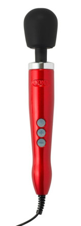 Красный вибратор Doxy Die Cast Wand Massager - 34 см. 