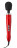 Красный вибратор Doxy Die Cast Wand Massager - 34 см. 