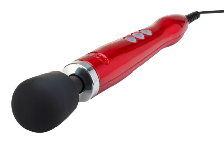 Красный вибратор Doxy Die Cast Wand Massager - 34 см. 