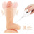 Женский страпон с вибрацией Vibrating Easy Strapon Set 7.0 - 18 см. 