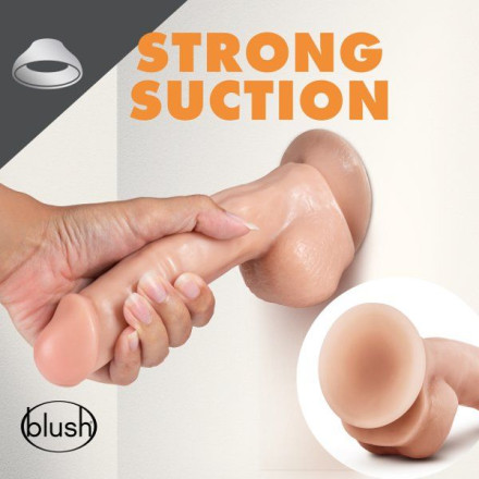 Телесный ротатор-реалистик Dr. Spin 8 inch Gyrating Realistic Dildo - 21,6 см. 