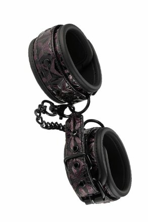 Фиолетово-чёрные оковы на ноги BLAZE ANKLE CUFF PURPLE 