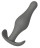 Серая анальная втулка Plug With T-handle - 10,3 см. 