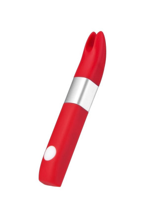 Красный клиторальный вибратор с 4Gb USB памяти и 7 режимами вибрации 